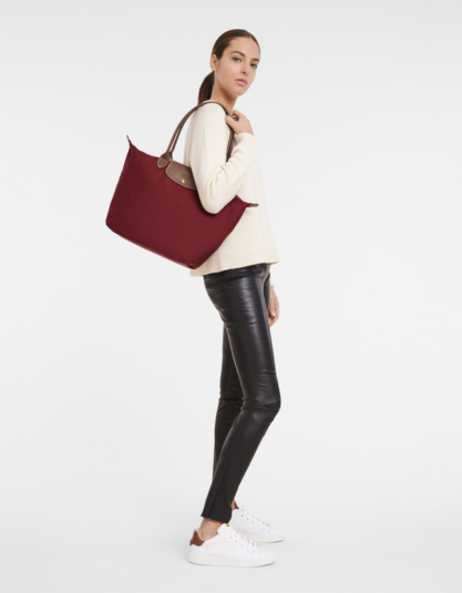 Longchamp Le Pliage Original L Tote Bag – Red vip time amman jordan